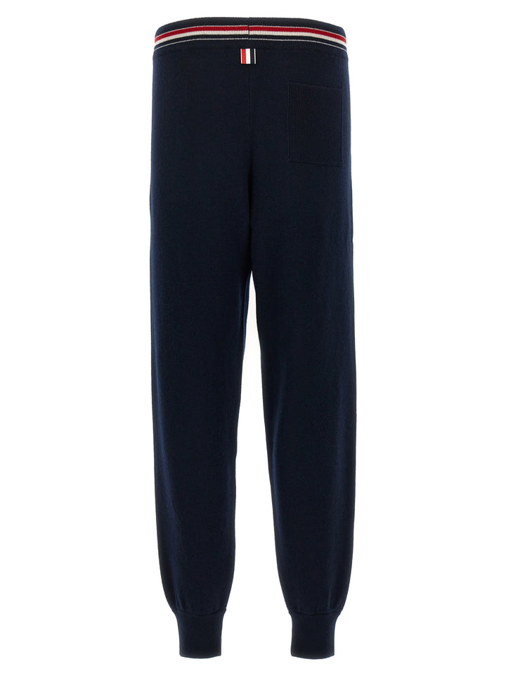 Thom Browne Blue Cashmere Joggers (Workout Pants)