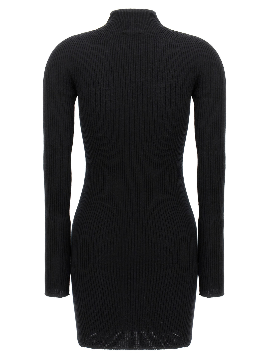 Courrèges Black Cotton Short Dress