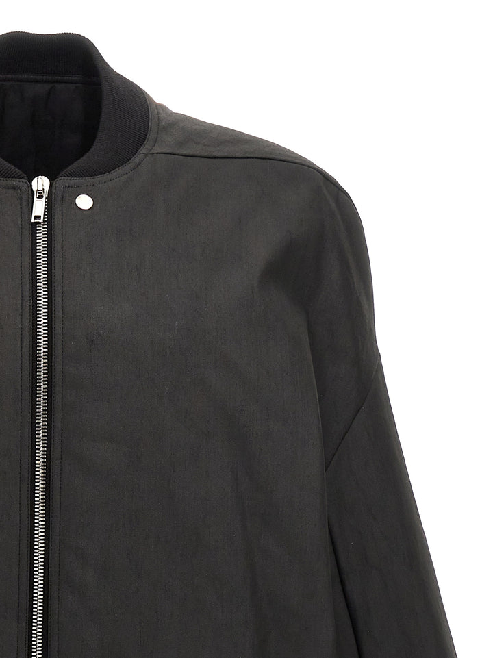 Rick Owens Black Cotton Bomber