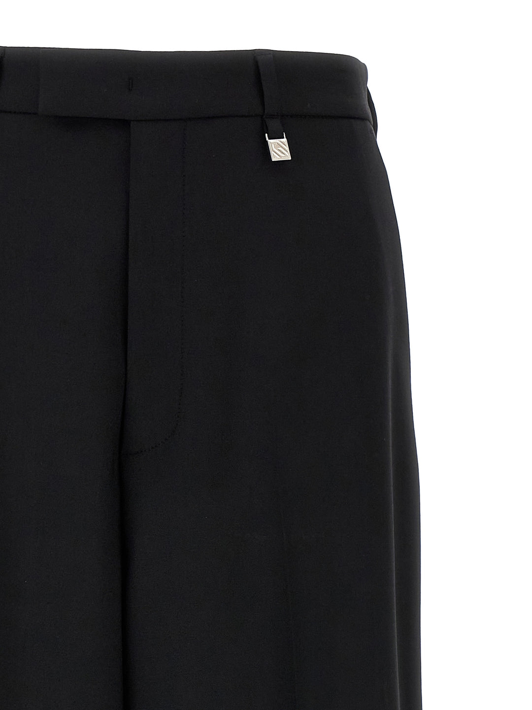 Giuseppe Di Morabito Black Virgin Wool Casual Pants