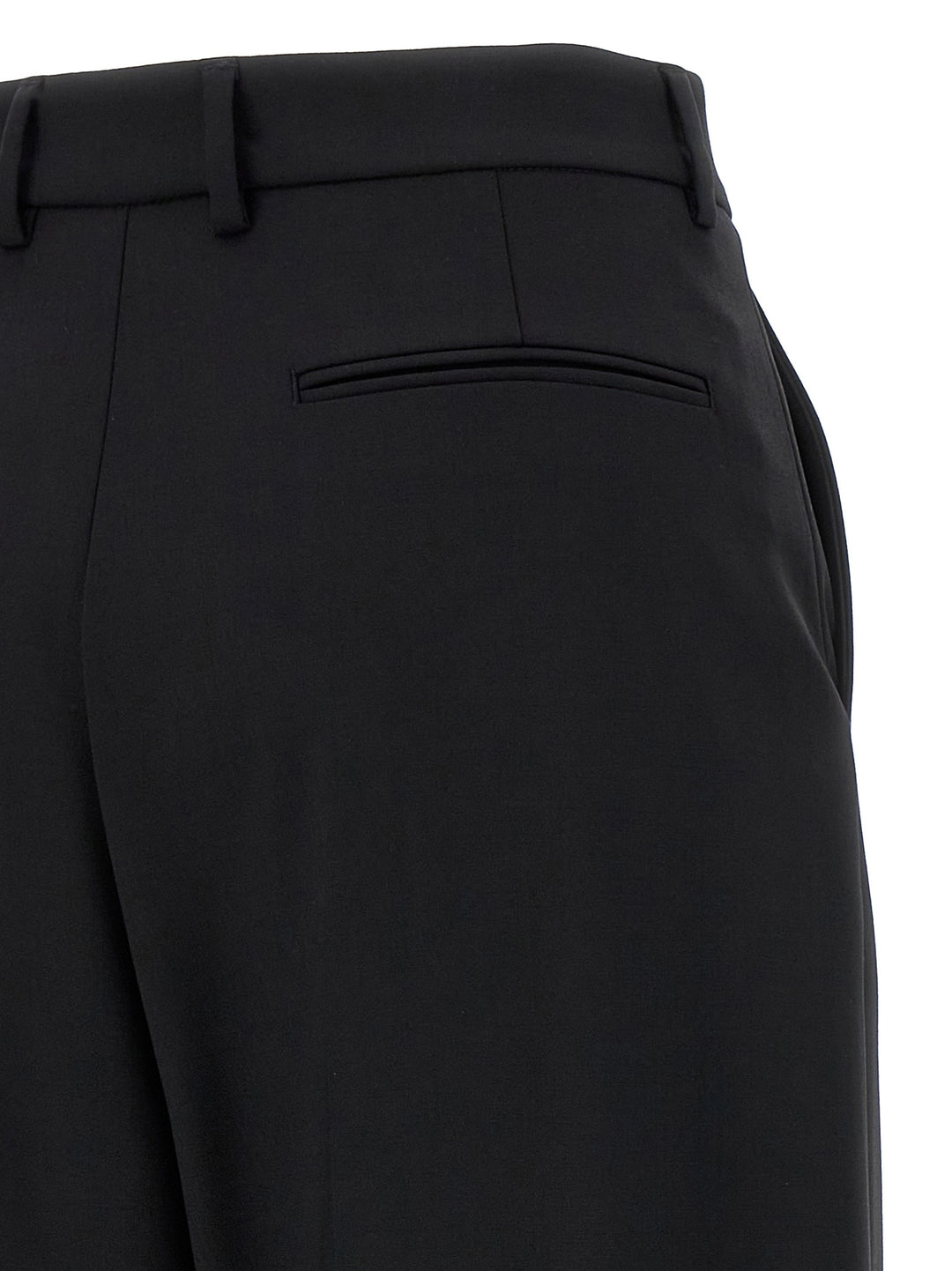 Giuseppe Di Morabito Black Virgin Wool Casual Pants