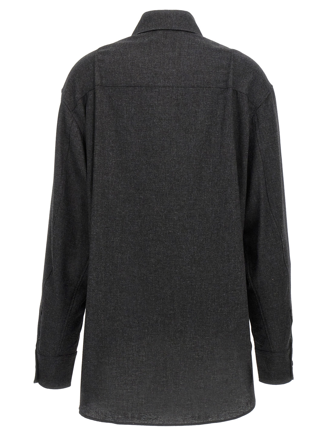 The Andamane - Gray Wool Blouse