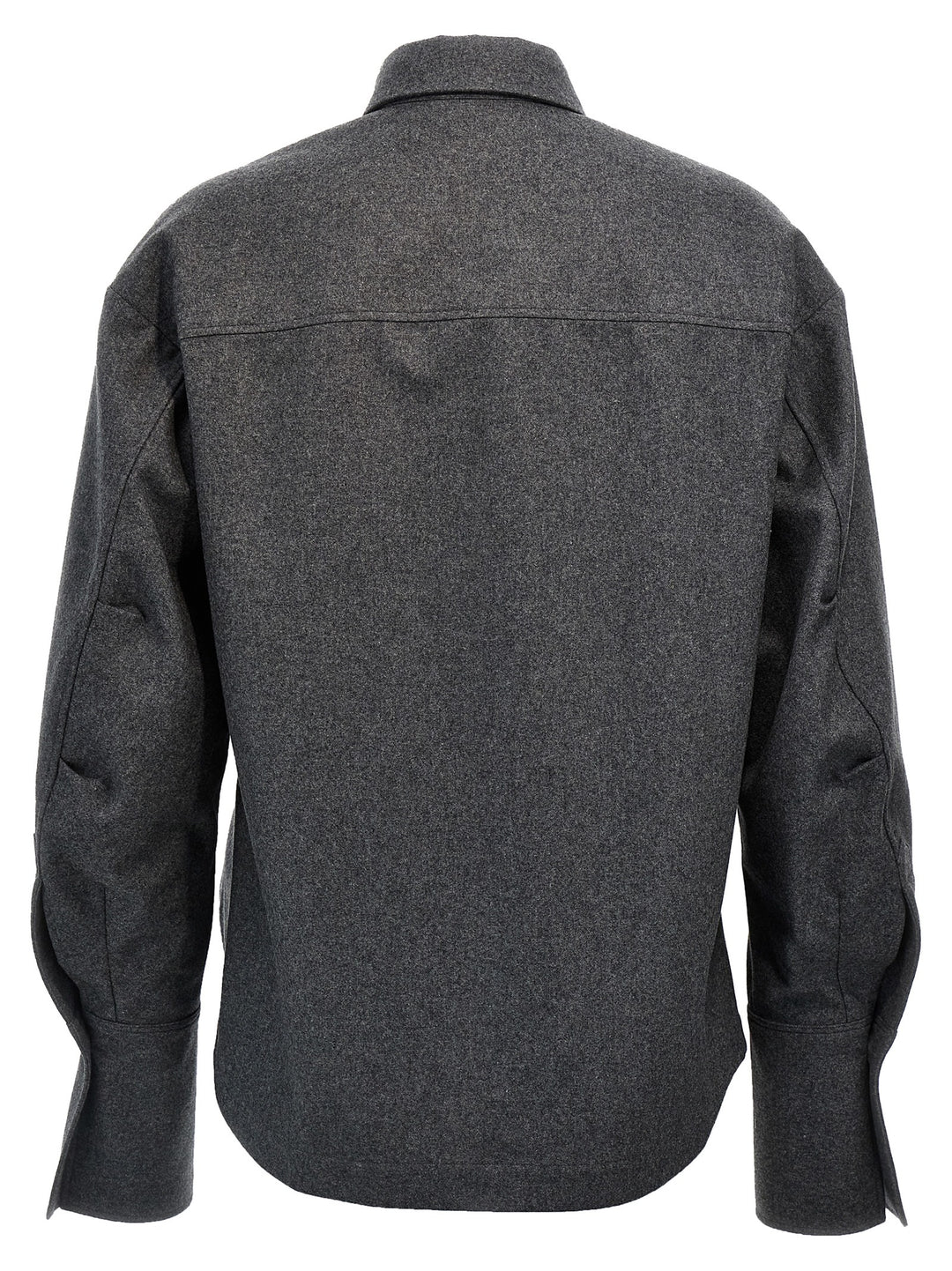 The Attico - Gray Wool Blouse