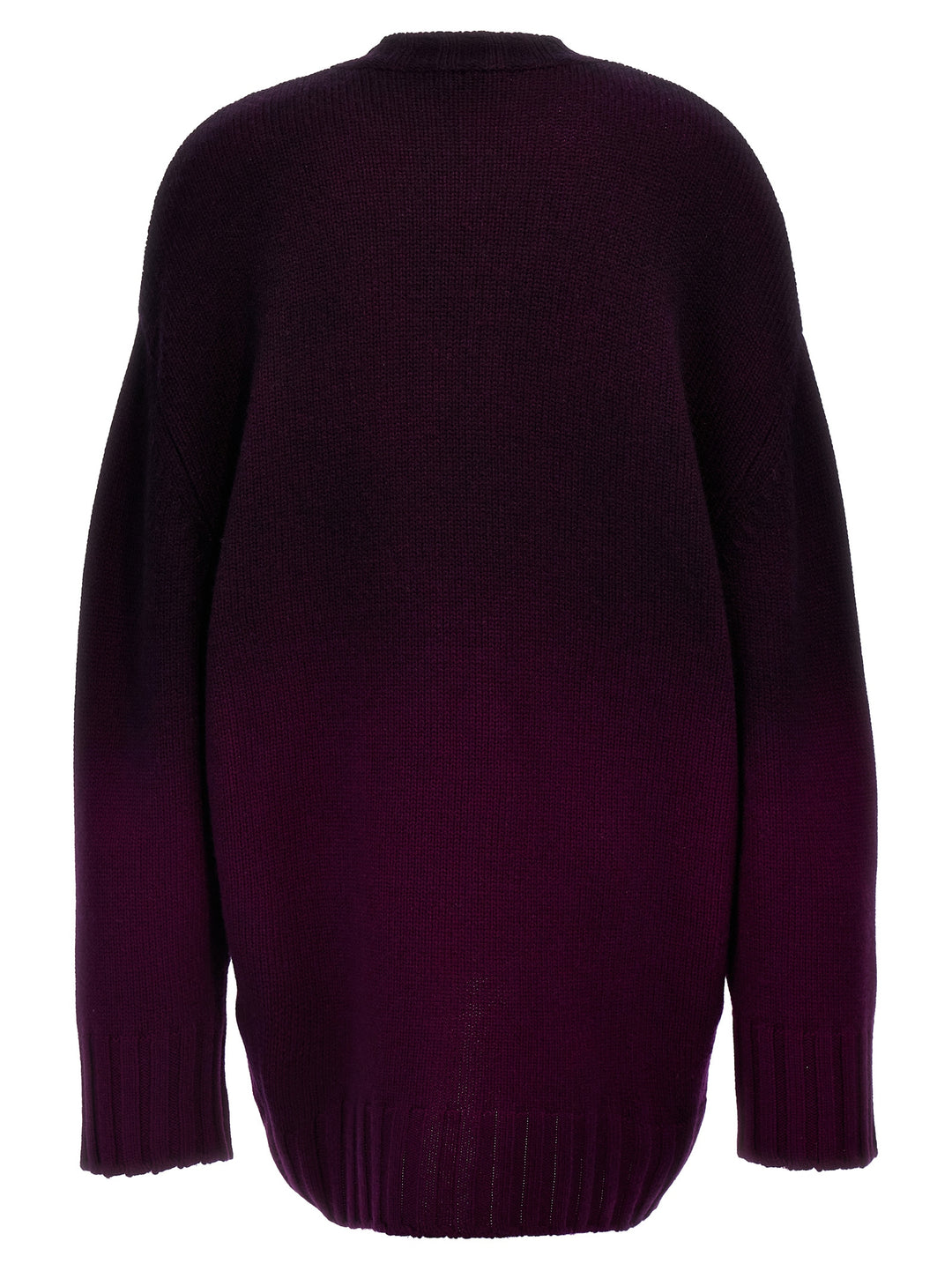 The Attico Purple Wool Short Dress