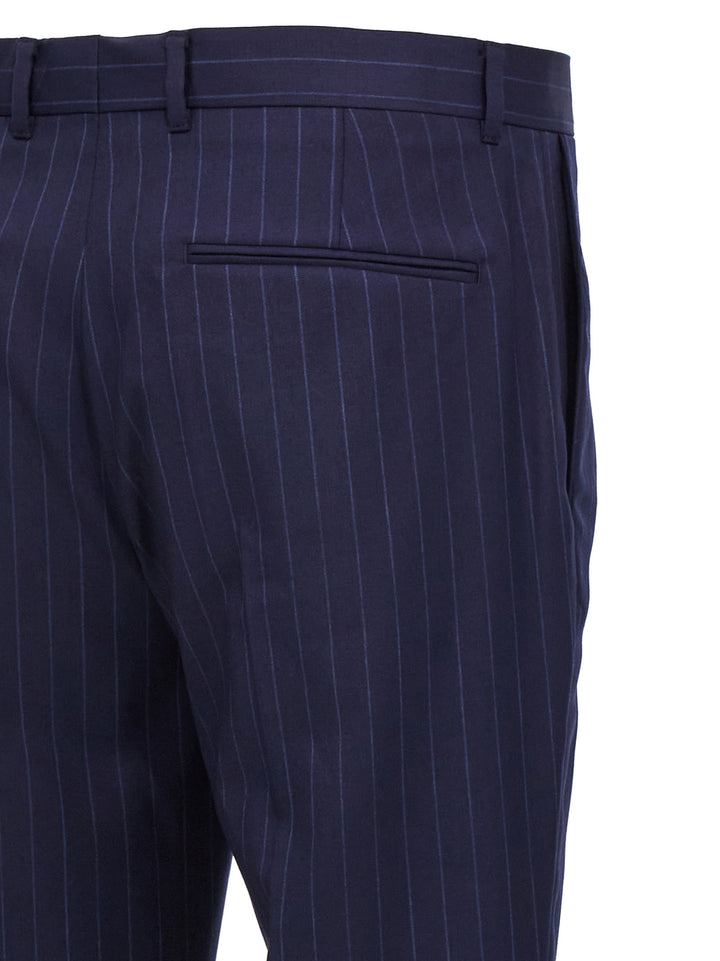 Givenchy Blue Wool Dress Pants