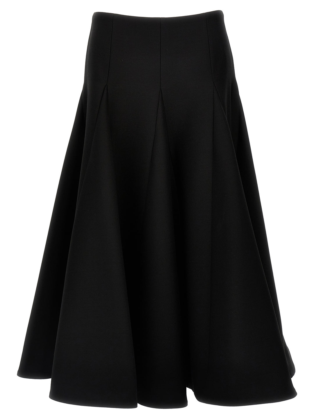 Valentino Garavani Black Virgin Wool Mini Skirt