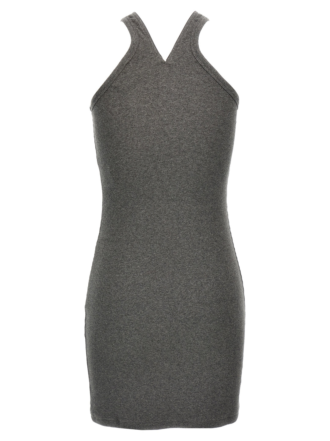 Courrèges Gray Cotton Short Dress