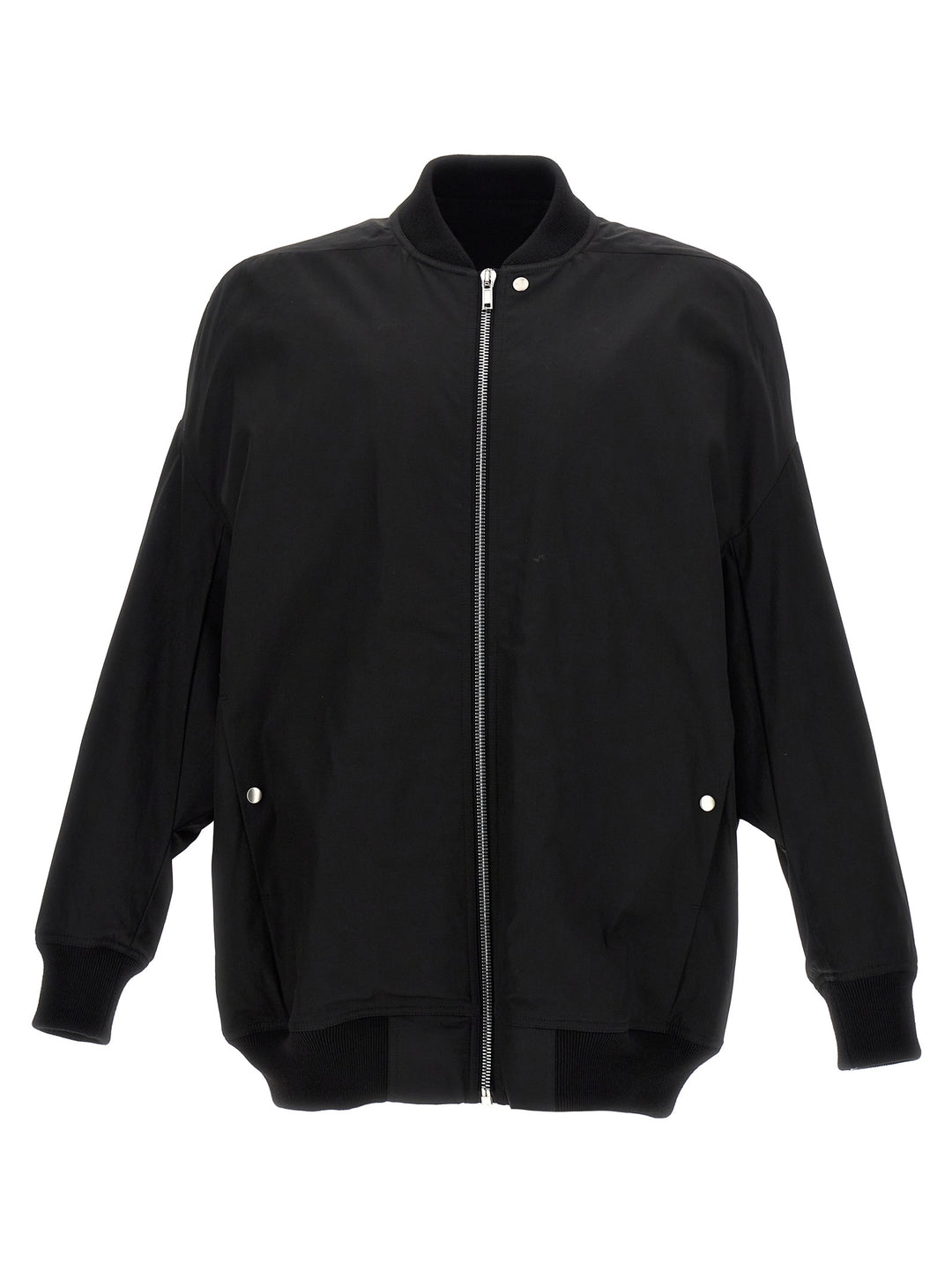 Rick Owens Black Nylon Bomber