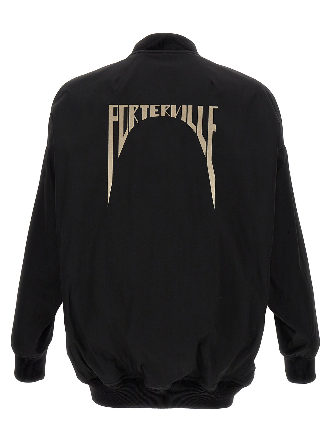 Rick Owens Black Nylon Bomber
