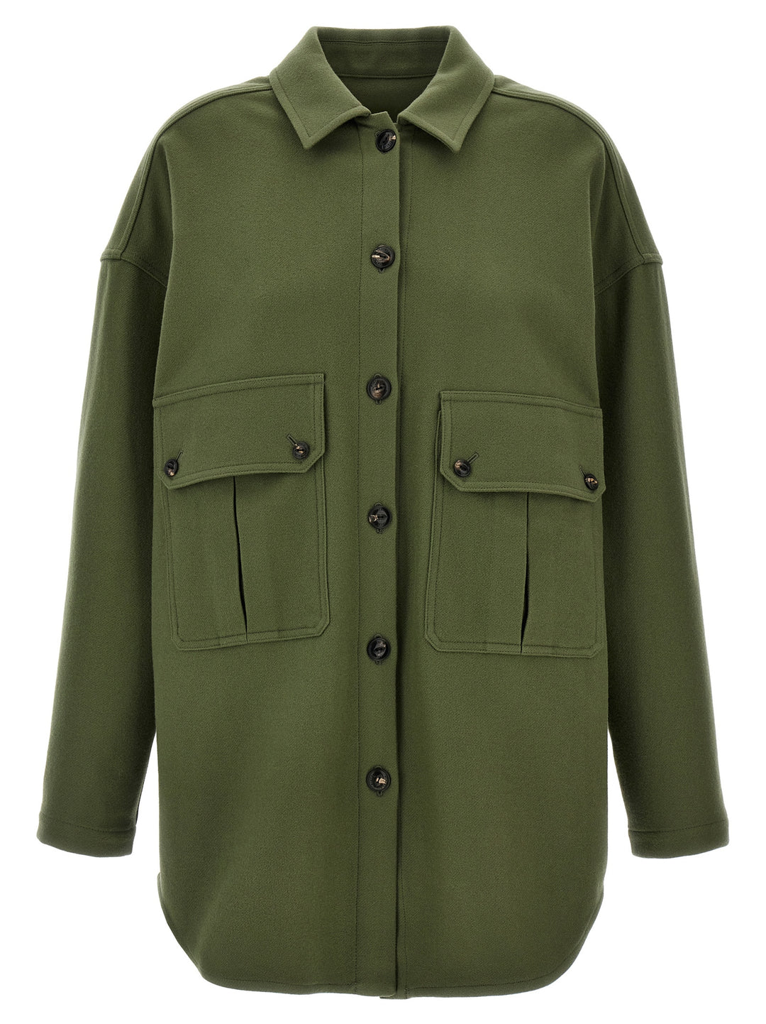 Fortela - Bicolor Virgin Wool Blouse