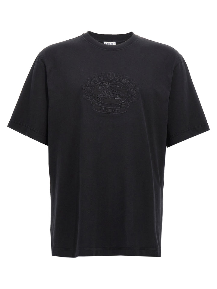 Burberry Black Cotton T-Shirt