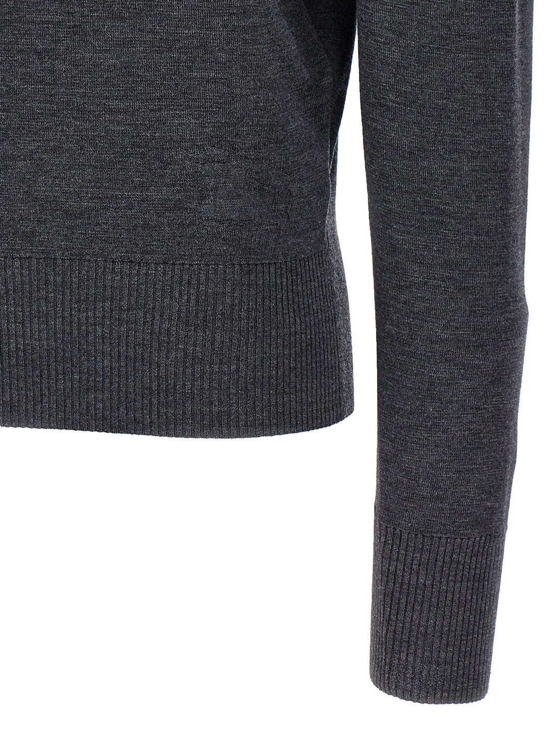 Burberry Gray Wool Cardigan