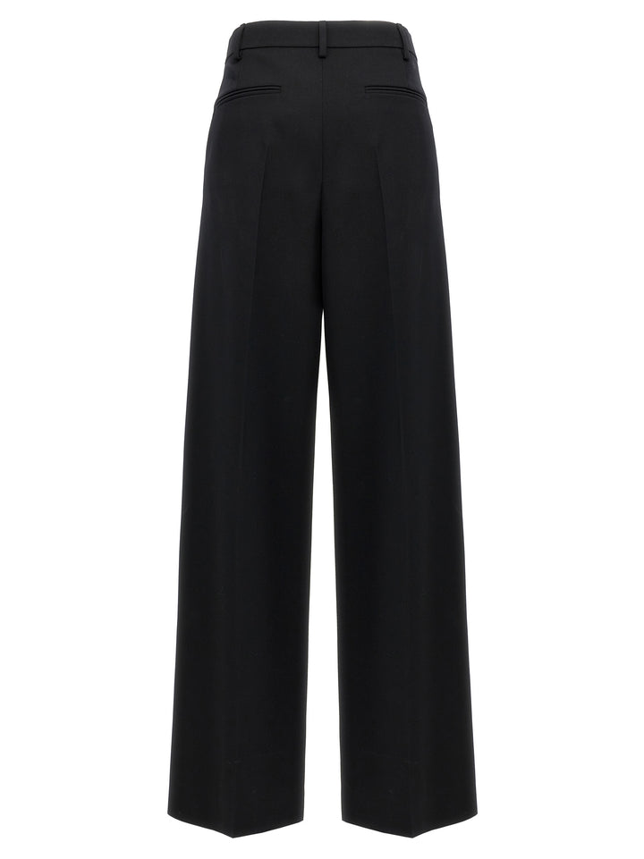 Valentino Garavani Black Virgin Wool Dress Pants