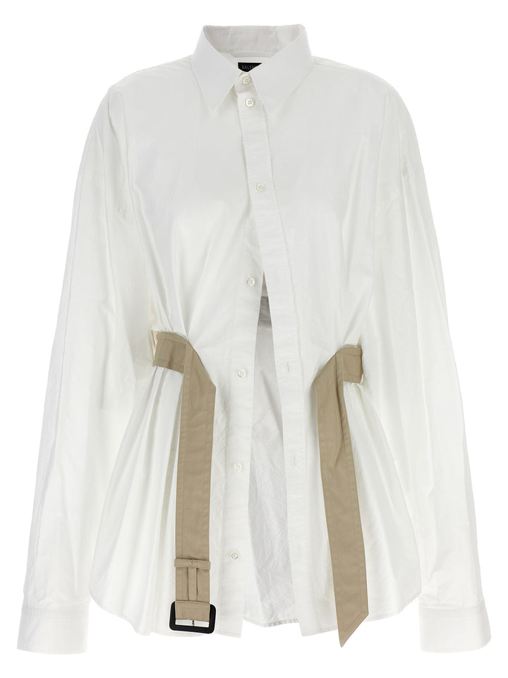 Balenciaga - White Cotton Blouse