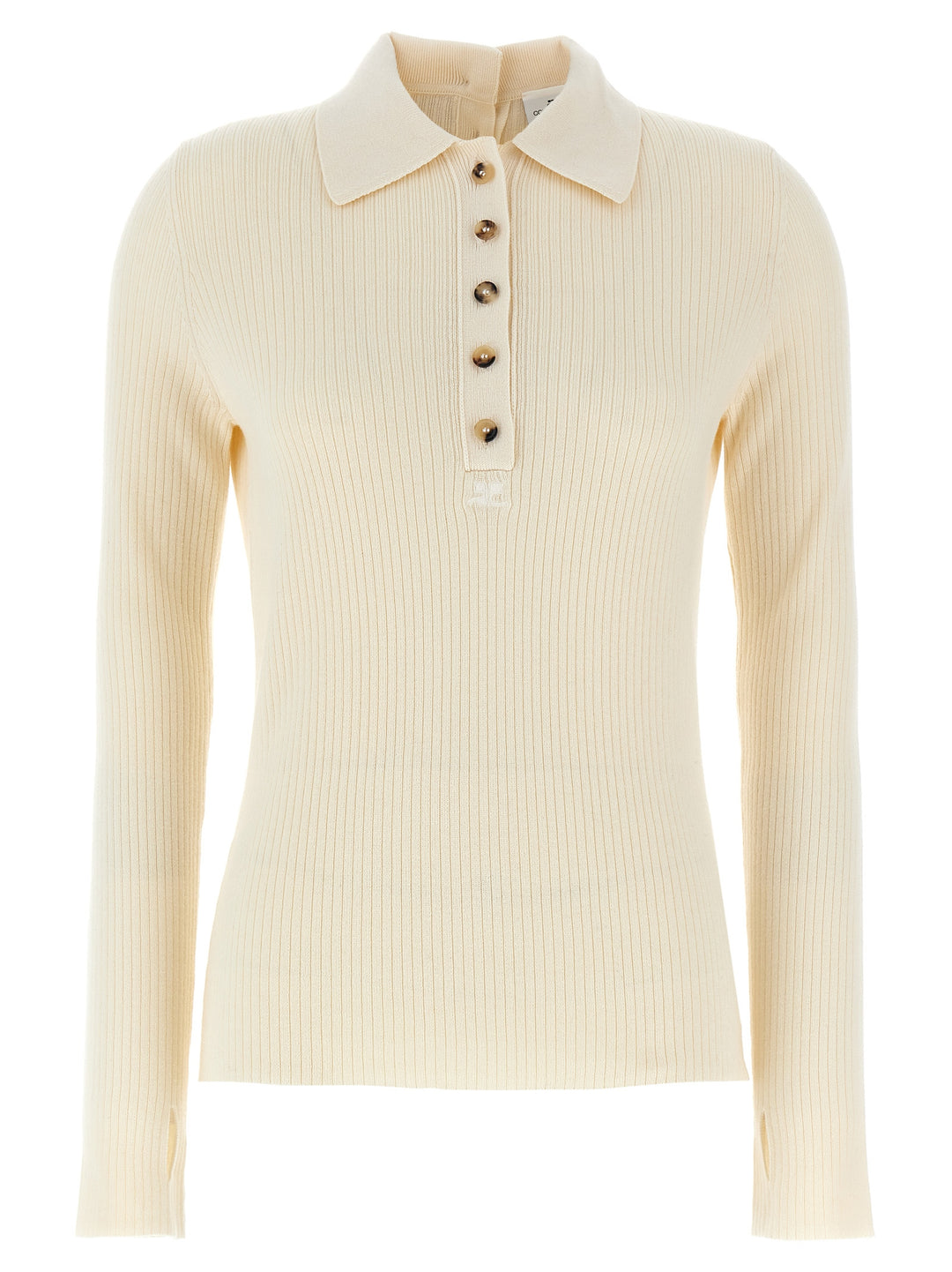 Courrèges White Cotton Cardigan