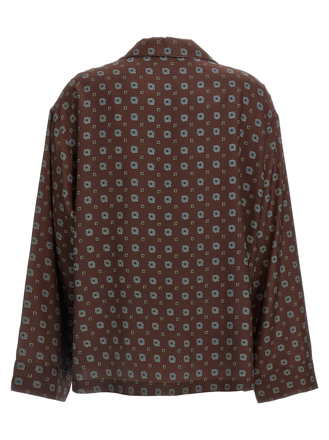 Moschino Brown Silk Blouse
