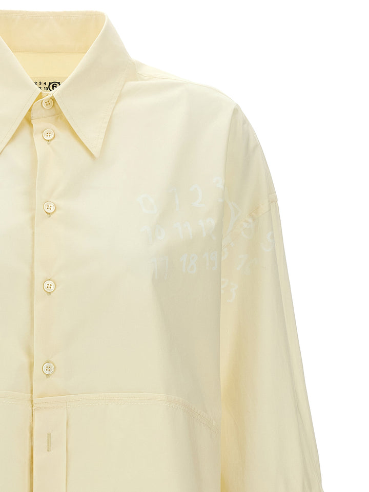 MM6 Maison Margiela - White Cotton Blouse