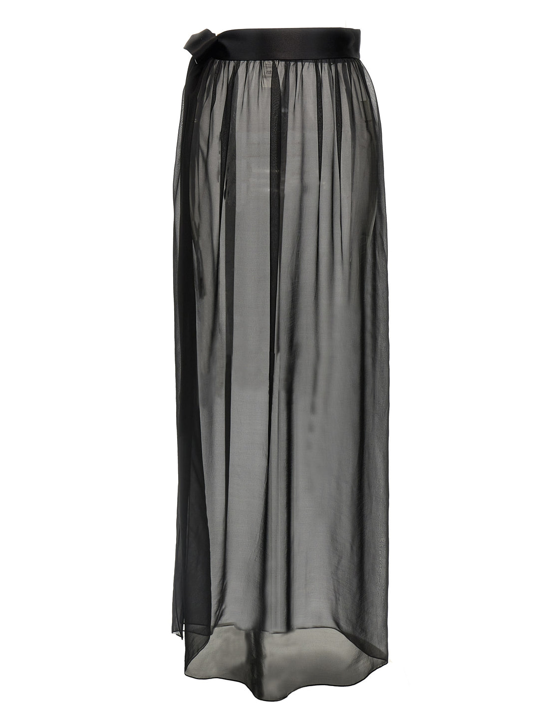 Dolce &amp; Gabbana Black Silk Mini Skirt