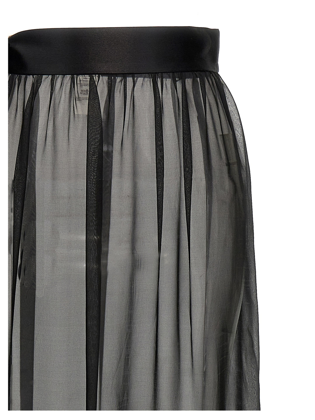 Dolce &amp; Gabbana Black Silk Mini Skirt
