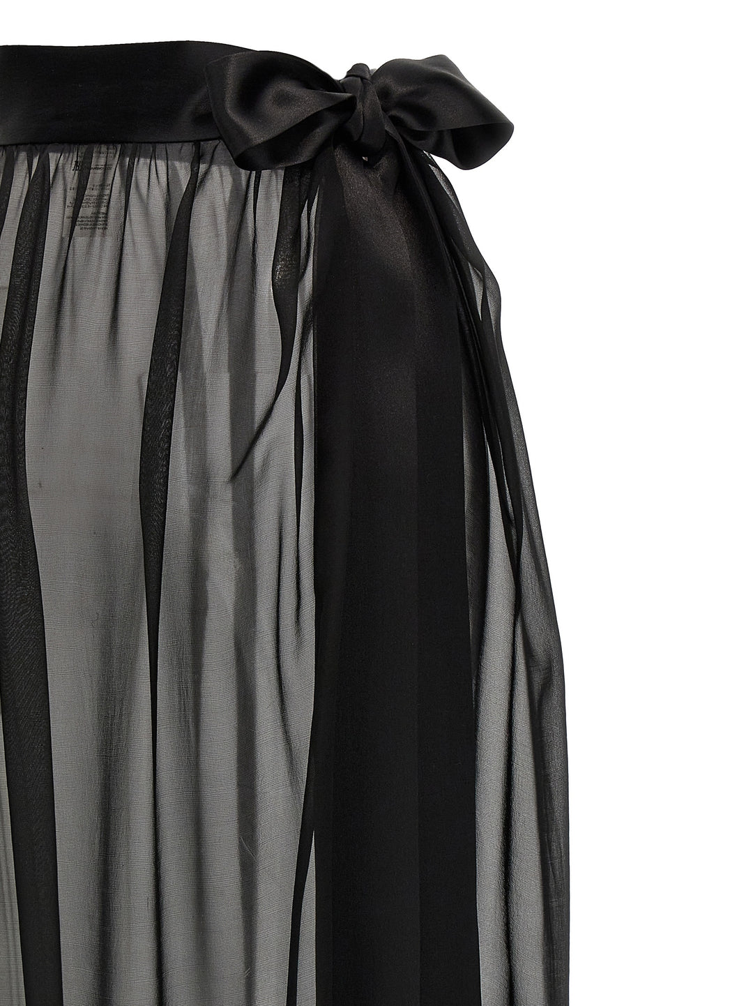 Dolce &amp; Gabbana Black Silk Mini Skirt