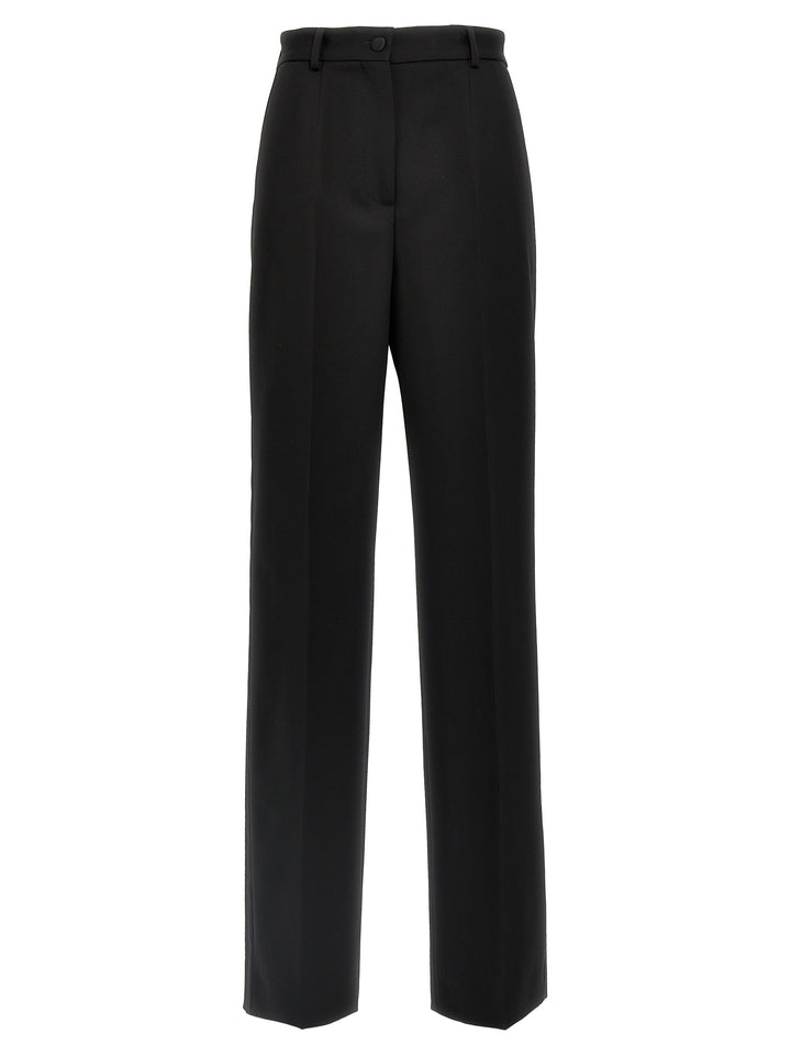 Dolce &amp; Gabbana Black Virgin Wool Tuxedo