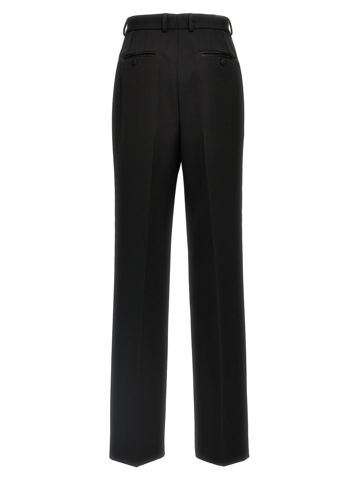 Dolce &amp; Gabbana Black Virgin Wool Tuxedo