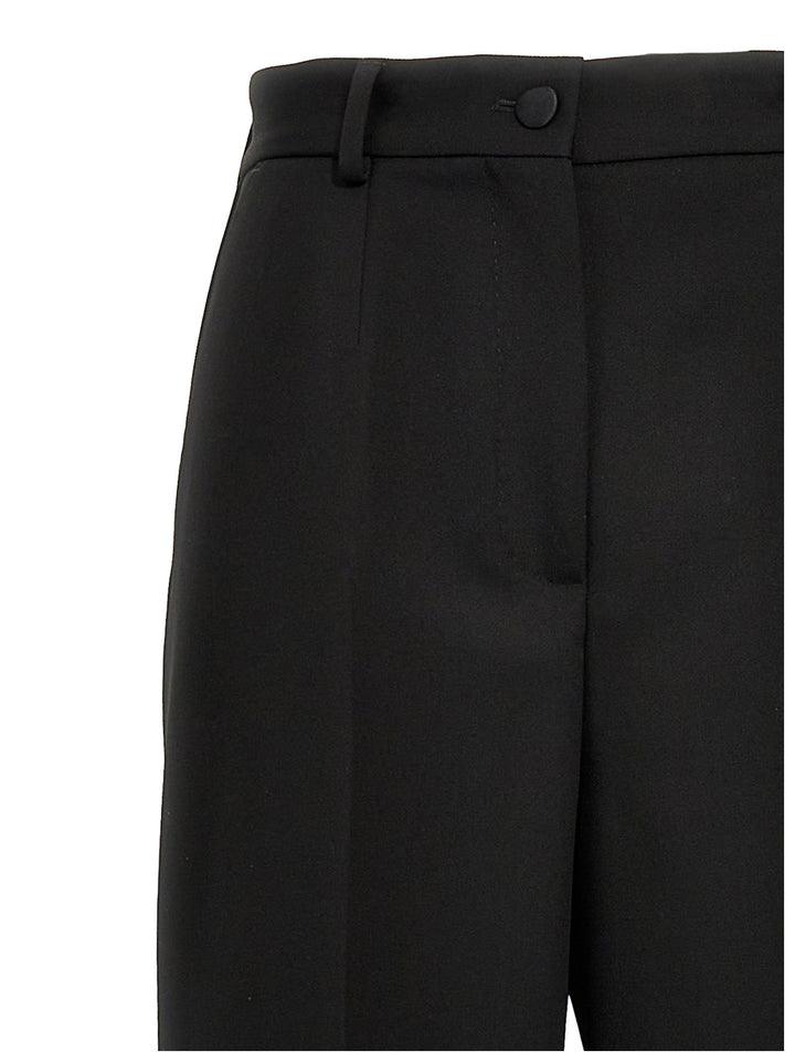 Dolce &amp; Gabbana Black Virgin Wool Tuxedo