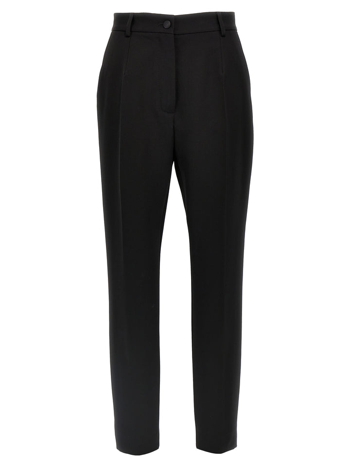 Dolce &amp; Gabbana Black Virgin Wool Tuxedo