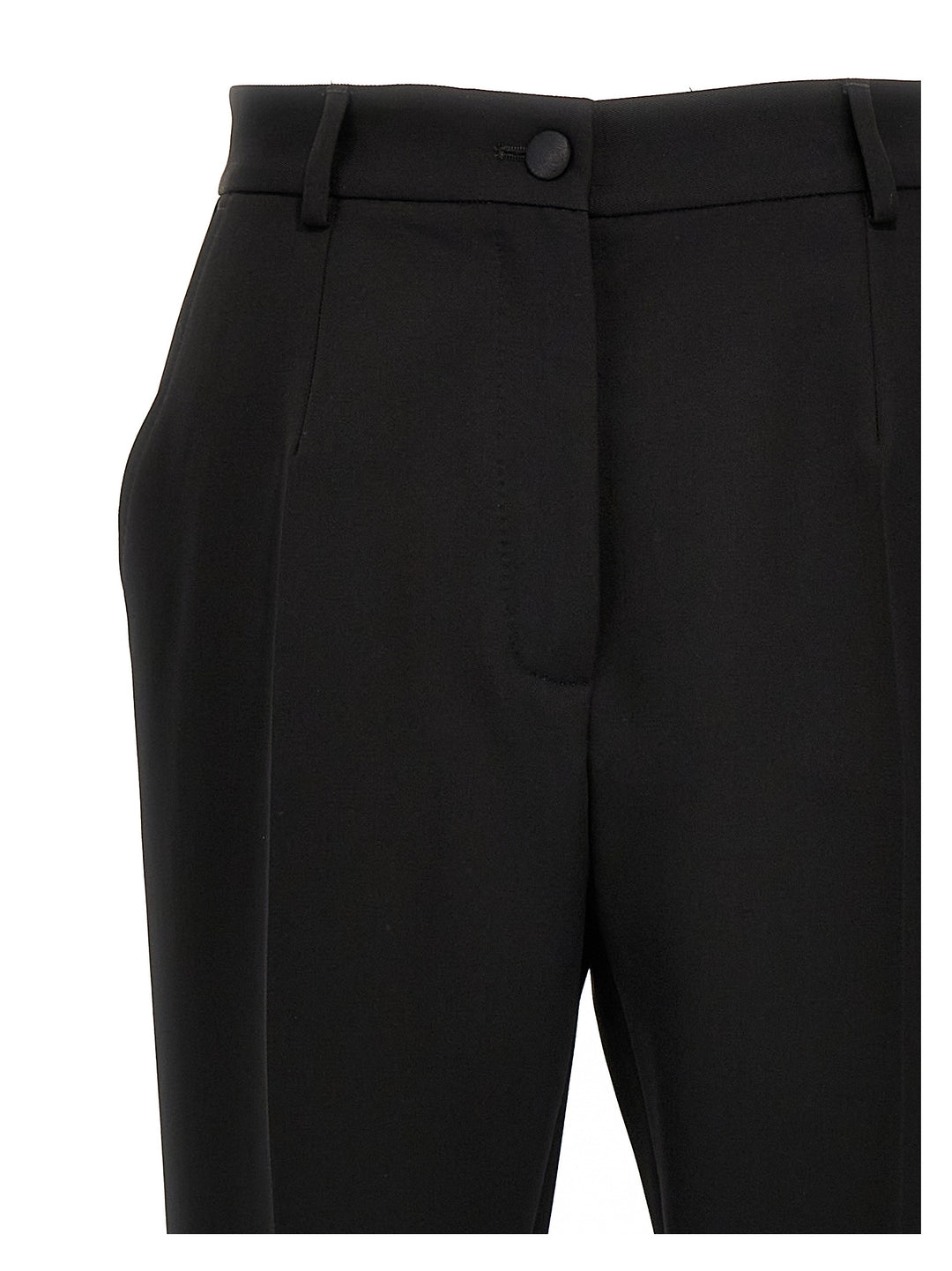 Dolce &amp; Gabbana Black Virgin Wool Tuxedo