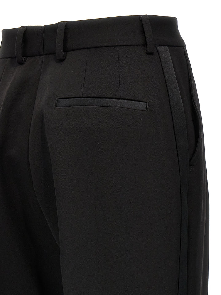 Dolce &amp; Gabbana Black Virgin Wool Tuxedo