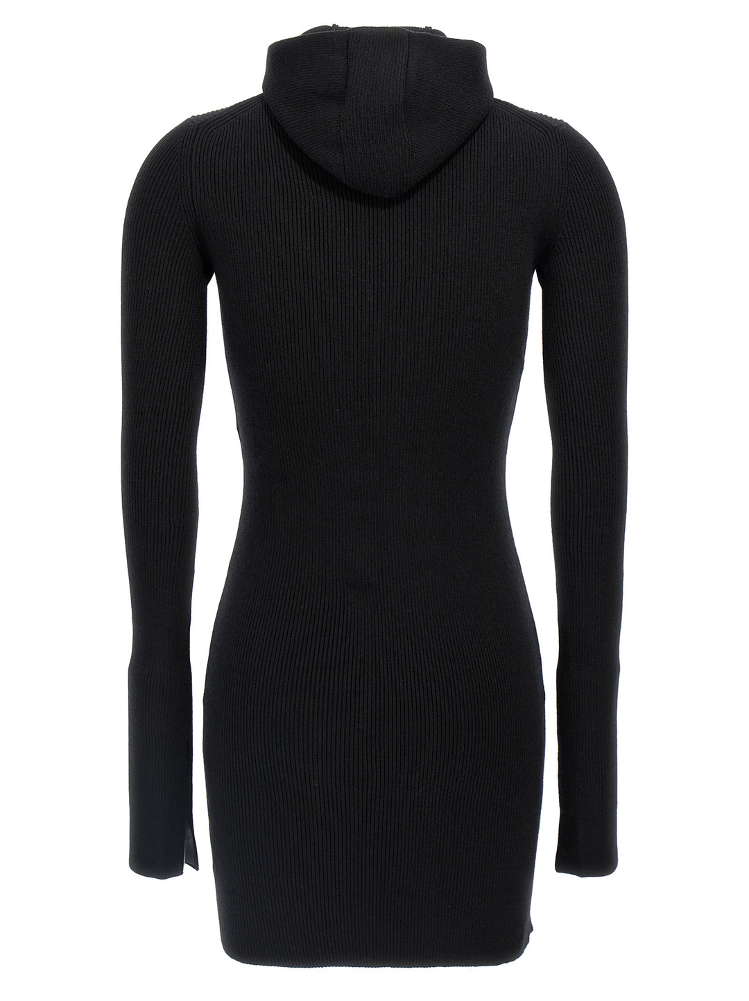Fendi Black Wool Short Dress