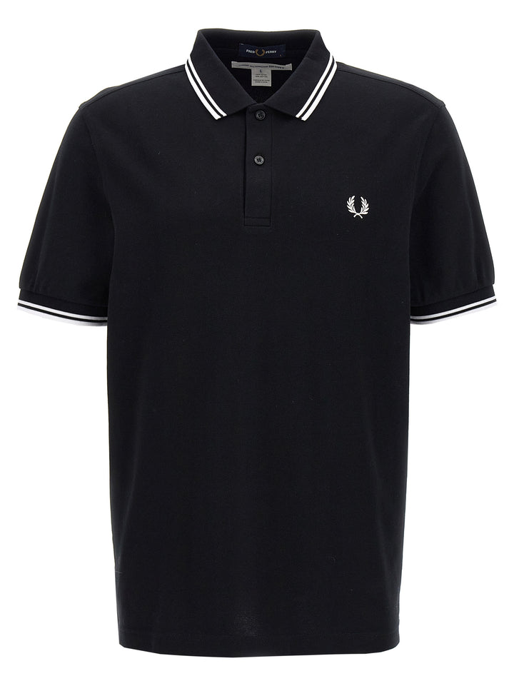 Comme Des Garçons Bicolor Cotton Polo Shirt