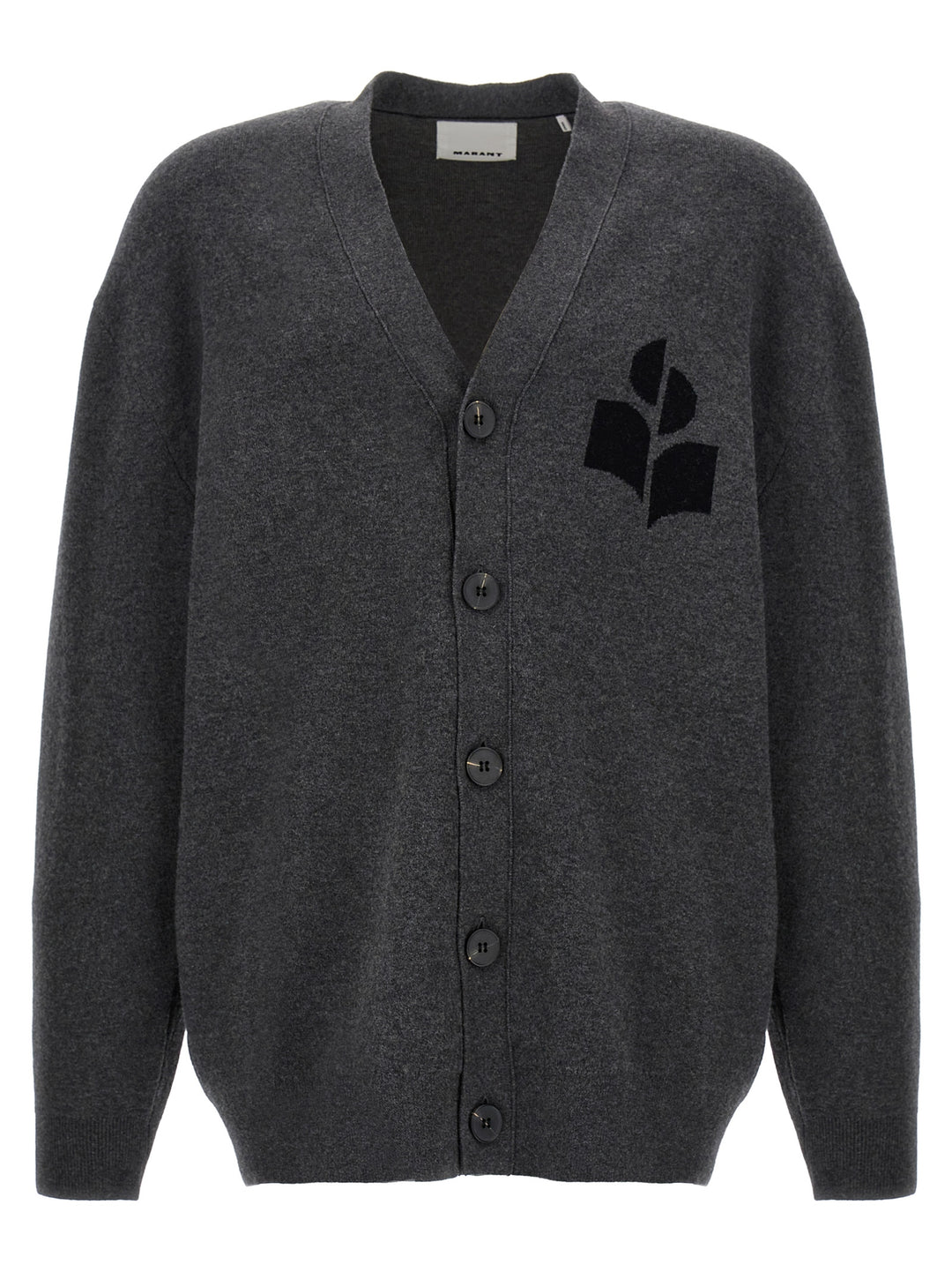 Isabel Marant Gray Cotton Cardigan