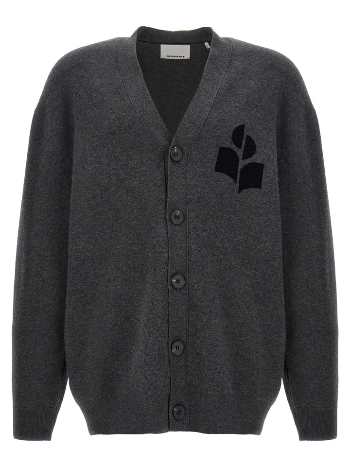 Isabel Marant Gray Cotton Cardigan