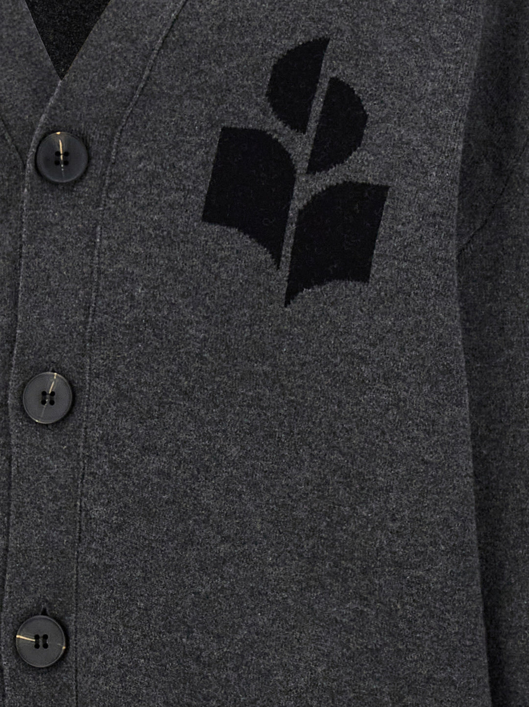 Isabel Marant Gray Cotton Cardigan