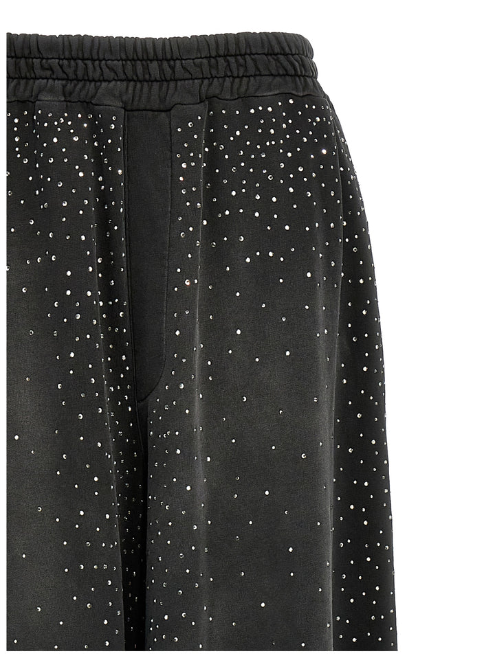 Giuseppe Di Morabito Black Cotton Joggers (Workout Pants)