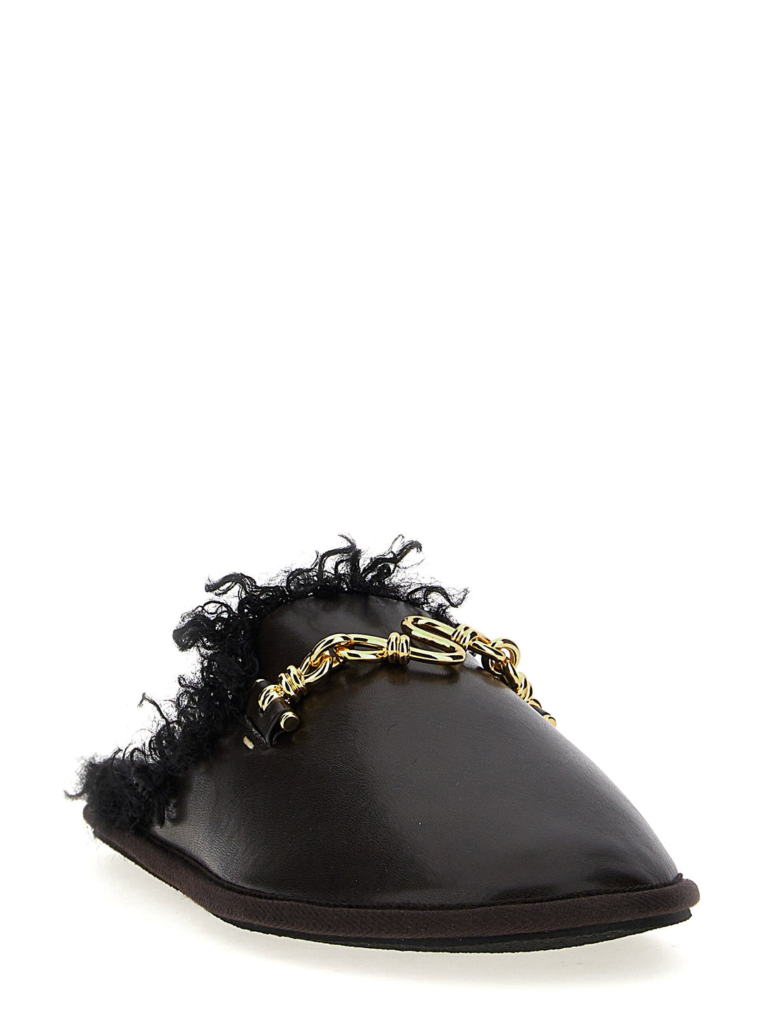 Stella McCartney Brown Polyethylene Mules