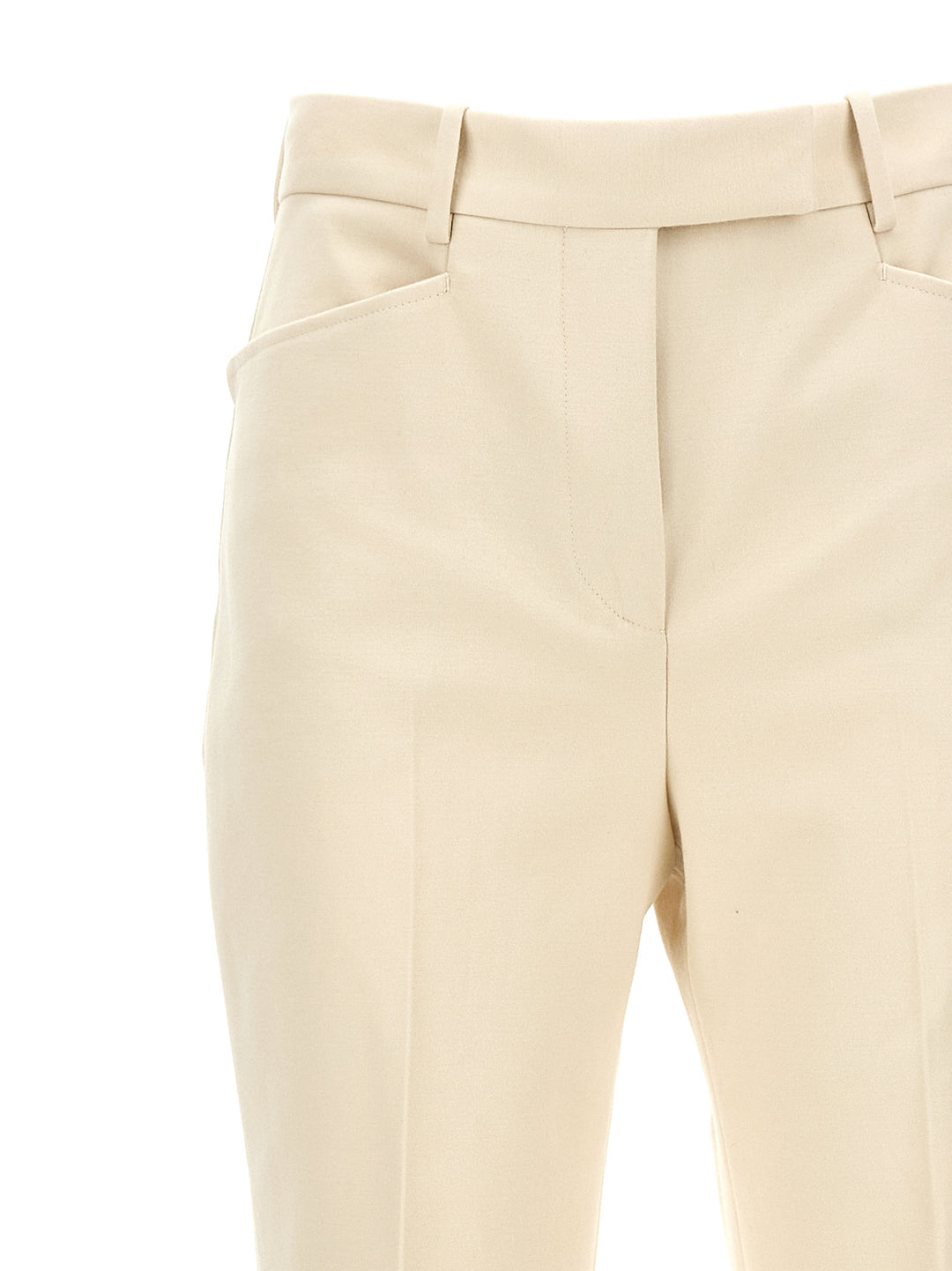 Tom Ford White Cotton Flared Pants