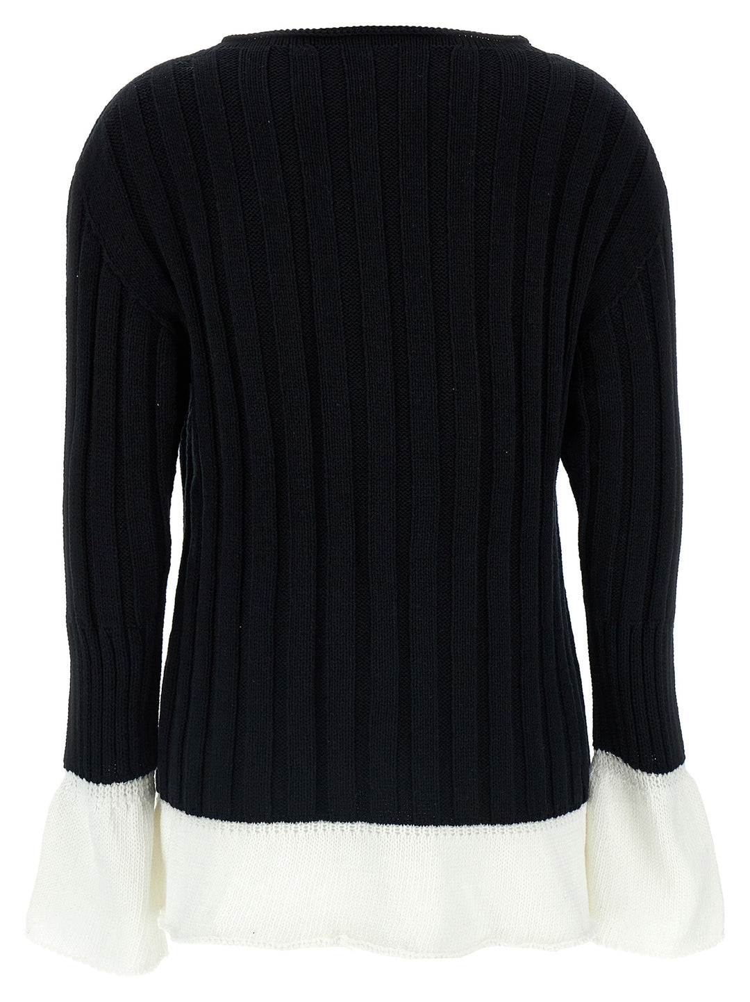 Issey Miyake Bicolor Cotton Cardigan
