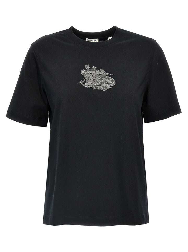 Burberry Black Cotton T-Shirt