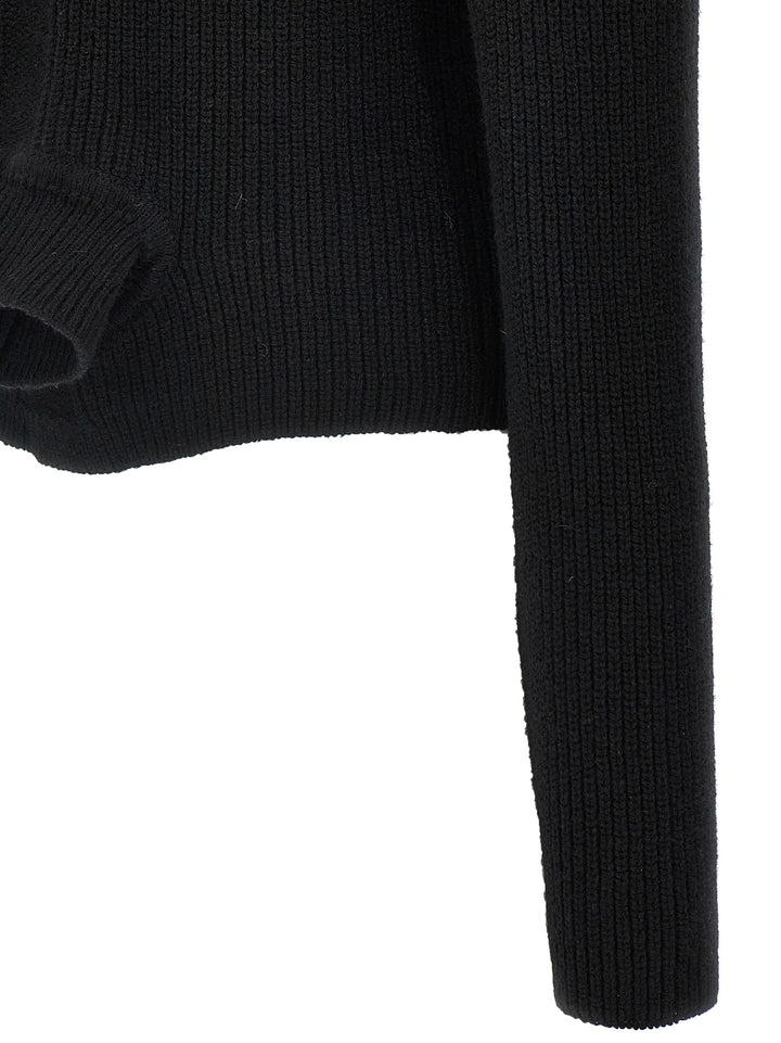 Rick Owens Black Cashmere Cardigan