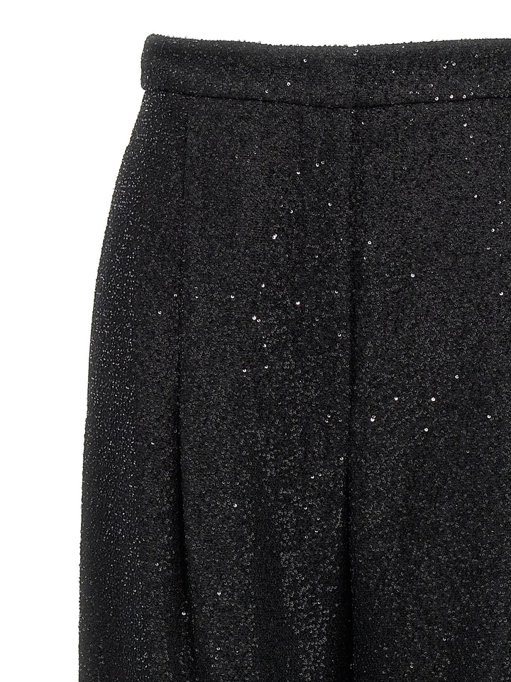 Max Mara Black Viscose Dress Pants