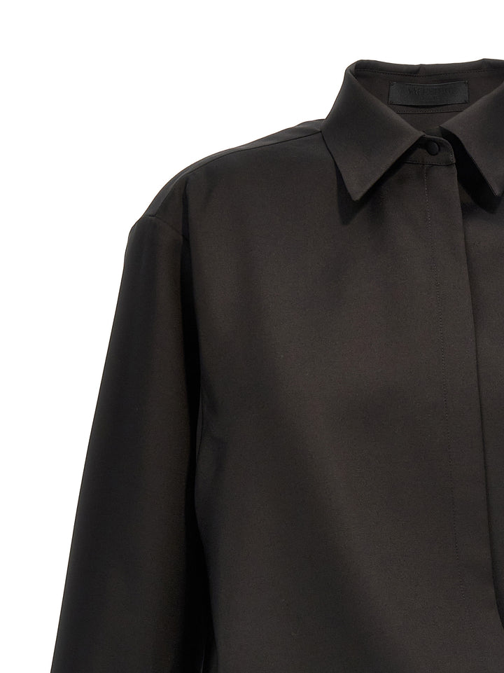 Valentino Garavani - Black Wool Blouse