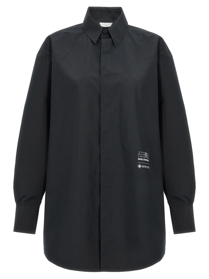 MM6 Maison Margiela - Black Polyester Blouse