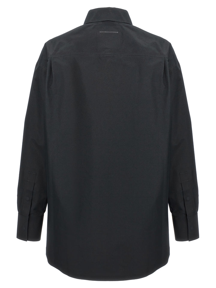 MM6 Maison Margiela - Black Polyester Blouse