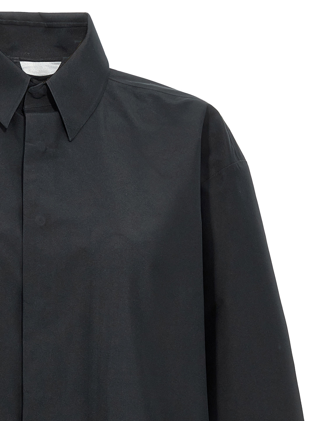 MM6 Maison Margiela - Black Polyester Blouse