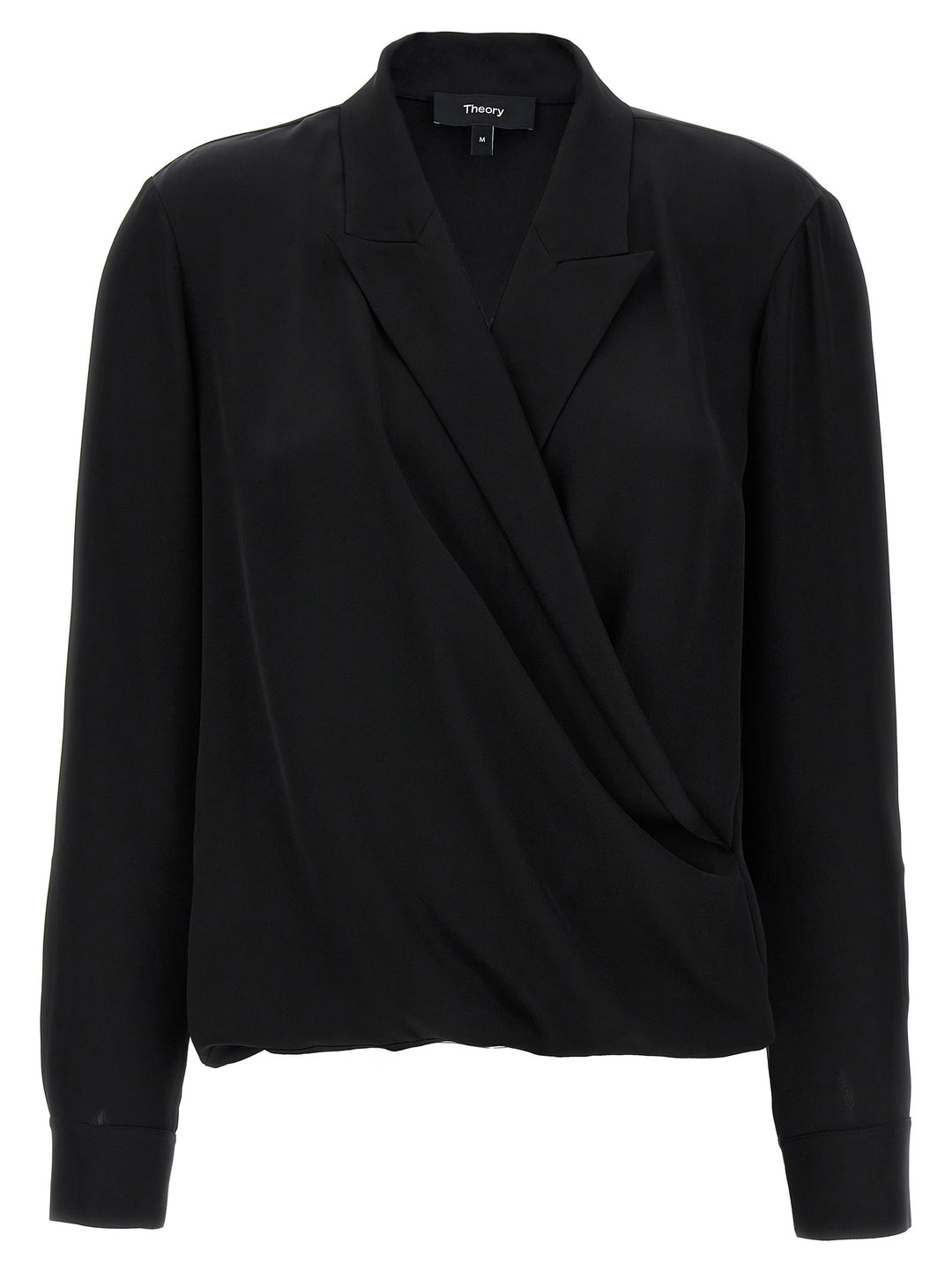 Theory - Black Silk Blouse