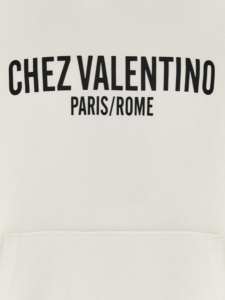 Valentino Garavani White Cotton Sweatshirt