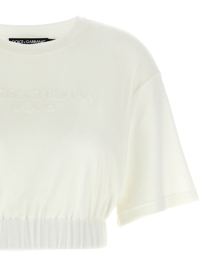 Dolce &amp; Gabbana White Cotton T-Shirt