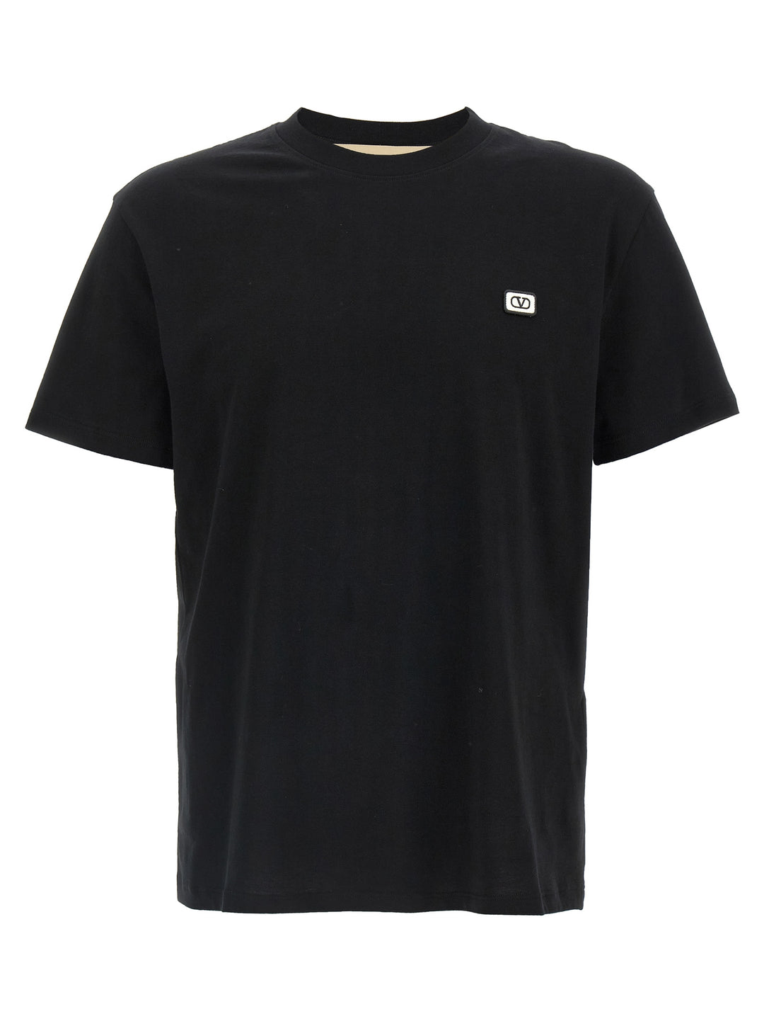 Valentino Garavani Black Cotton T-Shirt
